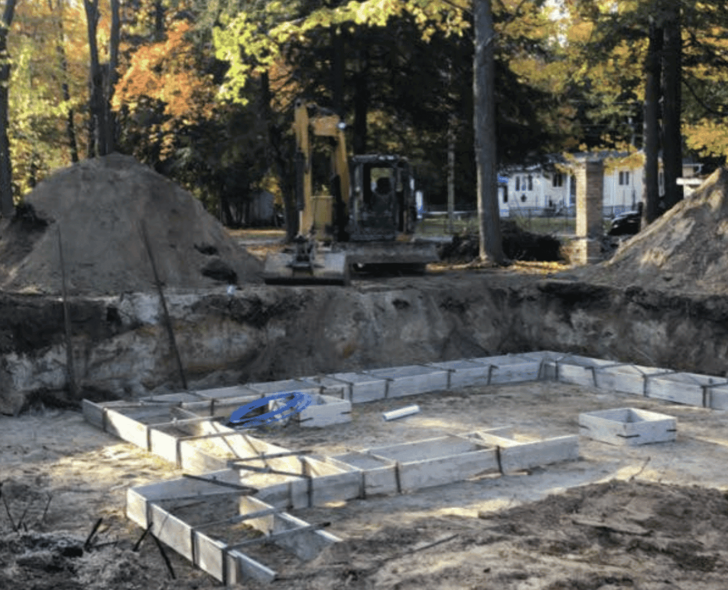 Préparation et terrassement d'un terrain